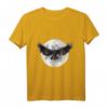 Aesthetic Clothes Raben Mond Okkult Flügel Goth T-Shirt – Vaporwave, Pastel Goth & Horror Style für Teenager, Halloween & Partys
