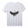 Aesthetic Clothes Raben Mond Okkult Flügel Goth T-Shirt – Vaporwave, Pastel Goth & Horror Style für Teenager, Halloween & Partys