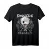 HapOwl Metall Emo Skelett Fallen Angel Skulls Gothic T-Shirt – Düstere Alternative Mode für Fans von Emo, Gothic & Y2K Ästhetik