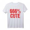 666 % niedlich Kawaii Pastell Gothic Death T-Shirt – Perfektes Halloween Geschenk für Satan- und Teufel-Liebhaber