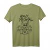 Heavy Metal Katze T-Shirt mit Schlagzeug und Drummer Motiv – Perfektes Geschenk für Rocker, Bandkollegen und Katzenliebhaber