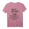 Heavy Metal Katze T-Shirt mit Schlagzeug und Drummer Motiv – Perfektes Geschenk für Rocker, Bandkollegen und Katzenliebhaber