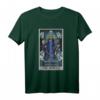 Gothic Halloween T-Shirt mit Dr. Jekyll & Mr. Hyde und Tarotkarte The World - Grusiges Design für Halloween und Gothic Fans