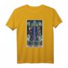 Gothic Halloween T-Shirt mit Dr. Jekyll & Mr. Hyde und Tarotkarte The World - Grusiges Design für Halloween und Gothic Fans