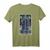 Gothic Halloween T-Shirt mit Dr. Jekyll & Mr. Hyde und Tarotkarte The World - Grusiges Design für Halloween und Gothic Fans