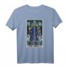 Gothic Halloween T-Shirt mit Dr. Jekyll & Mr. Hyde und Tarotkarte The World - Grusiges Design für Halloween und Gothic Fans