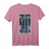 Gothic Halloween T-Shirt mit Dr. Jekyll & Mr. Hyde und Tarotkarte The World - Grusiges Design für Halloween und Gothic Fans
