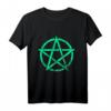 Pentagramm Wicca Symbol Gothic T-Shirt – Okkultes Esoterik-Design für Gothic, Satanisten & Festival-Fans