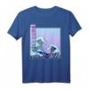 The Great Wave Off Kanagawa Vaporwave Otaku Japan Kultur T-Shirt – Exklusives Design für Anime, Manga, Kawaii & Retro Japan Fans