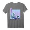 The Great Wave Off Kanagawa Vaporwave Otaku Japan Kultur T-Shirt – Exklusives Design für Anime, Manga, Kawaii & Retro Japan Fans