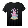 Kawaii Pastel Goth Hase T-Shirt – Niedliches und Gruseliges Design, Perfektes Geschenk für Nu Goth, Bubble Goth & Vaporwave Fans