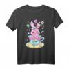 Kawaii Pastel Goth Hase T-Shirt – Niedliches und Gruseliges Design, Perfektes Geschenk für Nu Goth, Bubble Goth & Vaporwave Fans