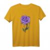 Purple Aesthetic Rose Soft Grunge Pastel Goth Punk eGirl T-Shirt – Edgy Floral Streetwear für Emo, Indie & Alternative Fashion Fans
