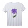 Purple Aesthetic Rose Soft Grunge Pastel Goth Punk eGirl T-Shirt – Edgy Floral Streetwear für Emo, Indie & Alternative Fashion Fans