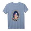 Totenkopf Skull Pastel Gothic Day Of The Dead Catrina T-Shirt – Perfekt für Día de los Muertos & Halloween Kostüme für Damen und Herren