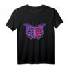 Skelett Brustkorb Herz Röntgen Halloween T-Shirt für Gothic- und Medizinliebhaber – Perfekt für Spooky Season und Kostümideen