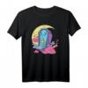 Kawaii Sarg T-Shirt im Gothic-Stil in Pastellfarben mit Mond-Design – Süßes Gothic-Mode-Shirt für Liebhaber