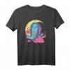 Kawaii Sarg T-Shirt im Gothic-Stil in Pastellfarben mit Mond-Design – Süßes Gothic-Mode-Shirt für Liebhaber