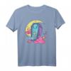 Kawaii Sarg T-Shirt im Gothic-Stil in Pastellfarben mit Mond-Design – Süßes Gothic-Mode-Shirt für Liebhaber