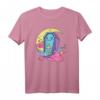 Kawaii Sarg T-Shirt im Gothic-Stil in Pastellfarben mit Mond-Design – Süßes Gothic-Mode-Shirt für Liebhaber