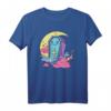 Kawaii Sarg T-Shirt im Gothic-Stil in Pastellfarben mit Mond-Design – Süßes Gothic-Mode-Shirt für Liebhaber