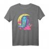Kawaii Sarg T-Shirt im Gothic-Stil in Pastellfarben mit Mond-Design – Süßes Gothic-Mode-Shirt für Liebhaber
