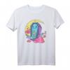 Kawaii Sarg T-Shirt im Gothic-Stil in Pastellfarben mit Mond-Design – Süßes Gothic-Mode-Shirt für Liebhaber