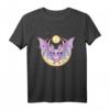 Pastell Goth T-Shirt mit Kawaii Mondfledermaus – Gruseliges, niedliches Gothic-Design für Emo, Anime & Japan-Fans, perfekt für Okkultismus-Liebhaber