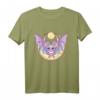 Pastell Goth T-Shirt mit Kawaii Mondfledermaus – Gruseliges, niedliches Gothic-Design für Emo, Anime & Japan-Fans, perfekt für Okkultismus-Liebhaber