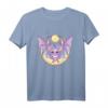 Pastell Goth T-Shirt mit Kawaii Mondfledermaus – Gruseliges, niedliches Gothic-Design für Emo, Anime & Japan-Fans, perfekt für Okkultismus-Liebhaber