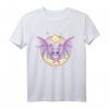 Pastell Goth T-Shirt mit Kawaii Mondfledermaus – Gruseliges, niedliches Gothic-Design für Emo, Anime & Japan-Fans, perfekt für Okkultismus-Liebhaber