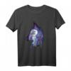 Mond Kosmos Goth Wolf T-Shirt - Mystisches Wolf-Design mit Vollmond und Weltraum für Tierfreunde, Goths und Naturbegeisterte