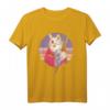 Japanisches Anime Kawaii Katze Samurai T-Shirt - Pastel Goth Design für Otaku, Emo & Anime-Fans