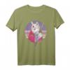 Japanisches Anime Kawaii Katze Samurai T-Shirt - Pastel Goth Design für Otaku, Emo & Anime-Fans