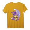 Pastel Goth Katze Emo Schädel Okkult Hexerei T-Shirt – Exklusives Kawaii Design für Anime-, Manga-, Gothic- & Halloween-Fans