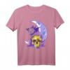 Pastel Goth Katze Emo Schädel Okkult Hexerei T-Shirt – Exklusives Kawaii Design für Anime-, Manga-, Gothic- & Halloween-Fans