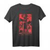 XVI THE TOWER Tarot Okkult Lucifer 666 Blackcraft Goth Satan T-Shirt - Mystisches Design für Esoterik- und Gothic-Fans
