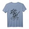 Heavy Metal Katze T-Shirt Geschenk für Katzen Gitarre Rocker – Originelles Metal Fan Shirt
