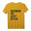 Schwarz ist bunt genug! Black Metal Goth Rock Emo Schwarzes T-Shirt – Lustiges Geschenk für Gothic, Punk & Heavy Metal Fans