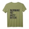 Schwarz ist bunt genug! Black Metal Goth Rock Emo Schwarzes T-Shirt – Lustiges Geschenk für Gothic, Punk & Heavy Metal Fans