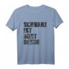 Schwarz ist bunt genug! Black Metal Goth Rock Emo Schwarzes T-Shirt – Lustiges Geschenk für Gothic, Punk & Heavy Metal Fans