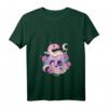 Damen Pastell Goth Creepy Skull Serpent Snake T-Shirt mit V-Ausschnitt – Kawaii Emo Nu Goth Mode für Fans von Okkultismus, Satanismus & Gothic