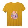 Damen Pastell Goth Creepy Skull Serpent Snake T-Shirt mit V-Ausschnitt – Kawaii Emo Nu Goth Mode für Fans von Okkultismus, Satanismus & Gothic