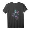 Flowers Skull Butterflies Gothic T-Shirt – Originelles Geschenk für Künstler, Halloween-Partygänger und Schädel-Design-Liebhaber