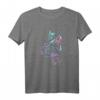 Flowers Skull Butterflies Gothic T-Shirt – Originelles Geschenk für Künstler, Halloween-Partygänger und Schädel-Design-Liebhaber