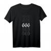 666 Aesthetic Soft Grunge Goth Eboy Egirl T-Shirt – Klassisches, doppelt genähtes Design für Goth, Teenager und alternative Styles