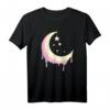 Pastel Moon Goth Vaporwave T-Shirt – Trendiges Streetwear im Gothic- und Pastel-Design, Hochwertig & Langlebig