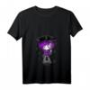 Damen HapOwl Edgy Kitty Hut Scene Kid Emo Alt Goth T-Shirt mit V-Ausschnitt - Kawaii, Gothic & Y2K Stil