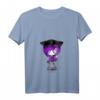 Damen HapOwl Edgy Kitty Hut Scene Kid Emo Alt Goth T-Shirt mit V-Ausschnitt - Kawaii, Gothic & Y2K Stil