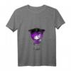 Damen HapOwl Edgy Kitty Hut Scene Kid Emo Alt Goth T-Shirt mit V-Ausschnitt - Kawaii, Gothic & Y2K Stil